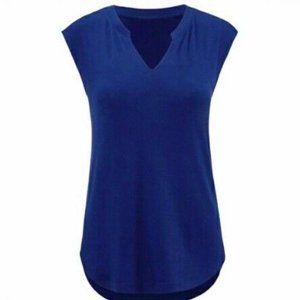 Cabi Royal Blue Notch Tee XL